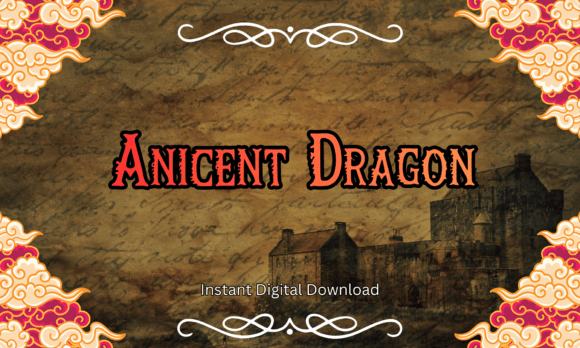 Ancient Dragon: Command Attention with Fierce Typography