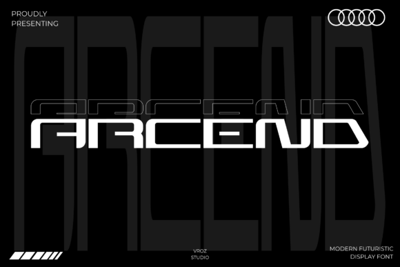 Arcend: A Futuristic Sans Serif for Modern Design