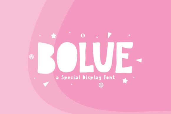 Bolue: The Modern Display Font for Creative Projects