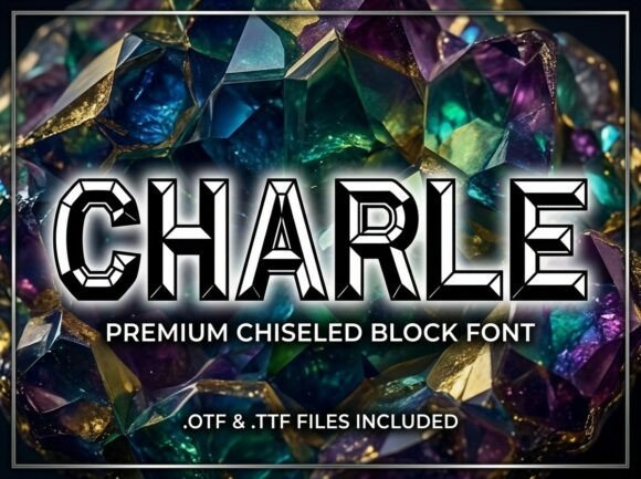Charle: Command Attention with Bold 3D Typography