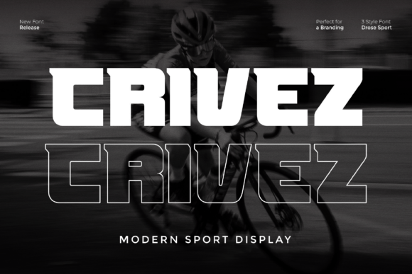 Crivez: Capturing Speed and Power in Modern Typography