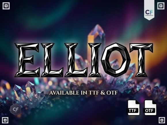 Elliot: A Decorative Display Typeface That Commands Attention