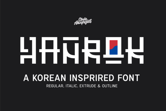 Hanrok: Where Korean Typography Meets Modern Boldness