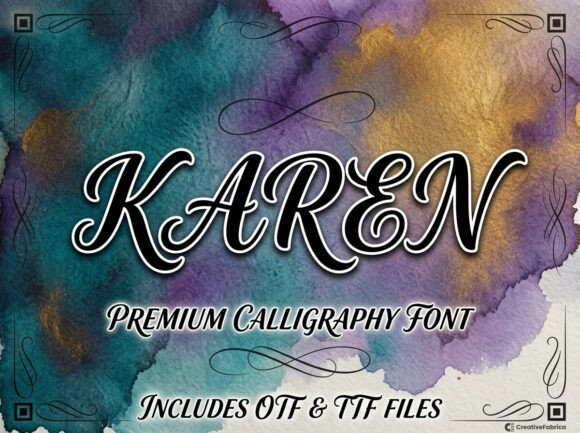 Meet Karen: The Display Font That Demands Attention