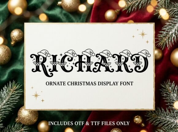 Richard: A Bold Typeface for Unforgettable Designs