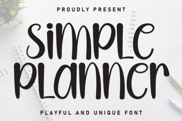 Simple Planner: The Display Font with Captivating Charisma