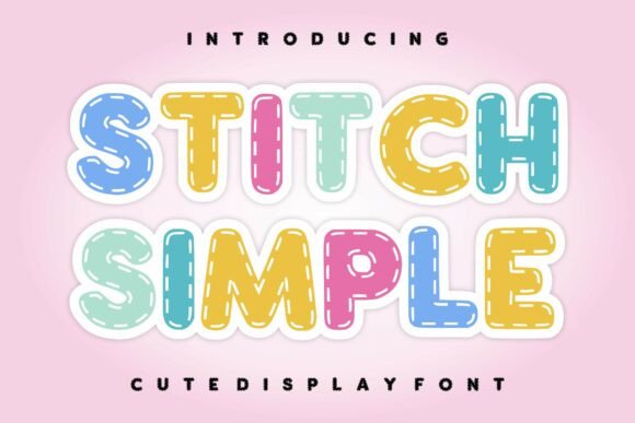 Stitch Simple: Crafting Warmth with a Handmade Typeface