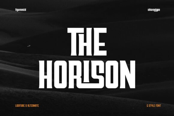 The Horison: Command Attention with Bold, Cinematic Typography