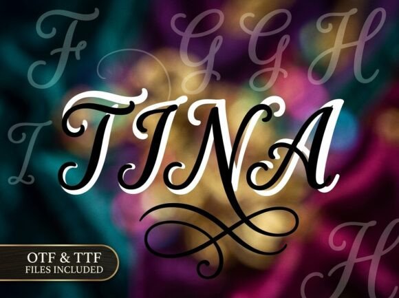 Tina: The Decorative Display Typeface for Maximum Impact