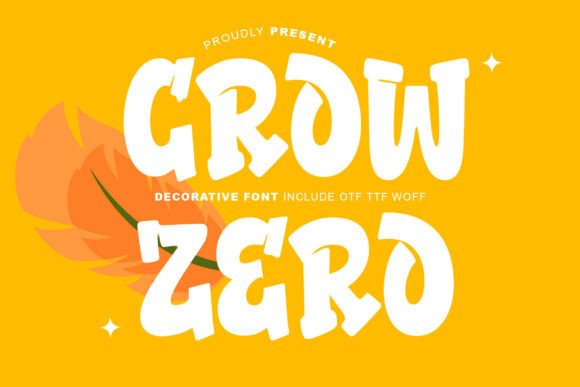 Unleashing Creative Energy: The Crow Zero Typeface